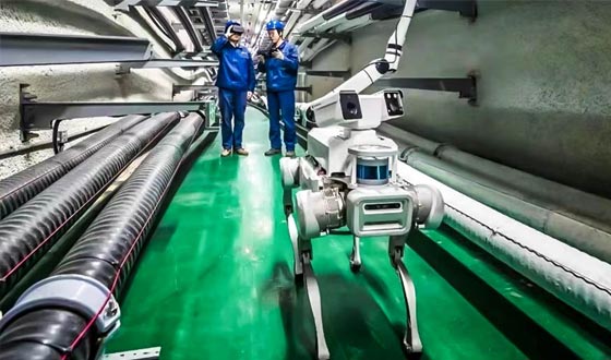 Asian game village underground tunnel inspection